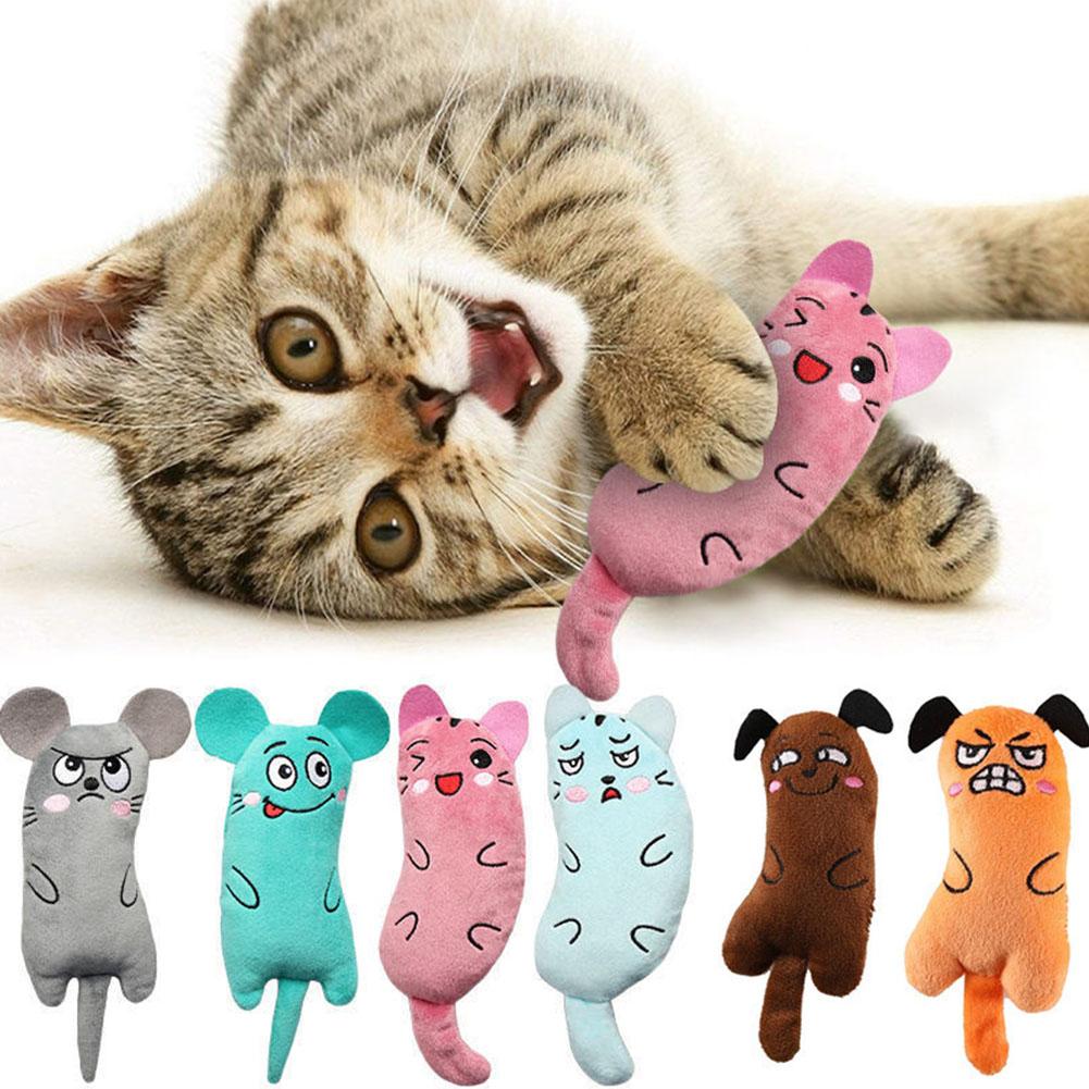 Catnip Interactive Plush Mouse - Jouets d'expression de dessin animé pour