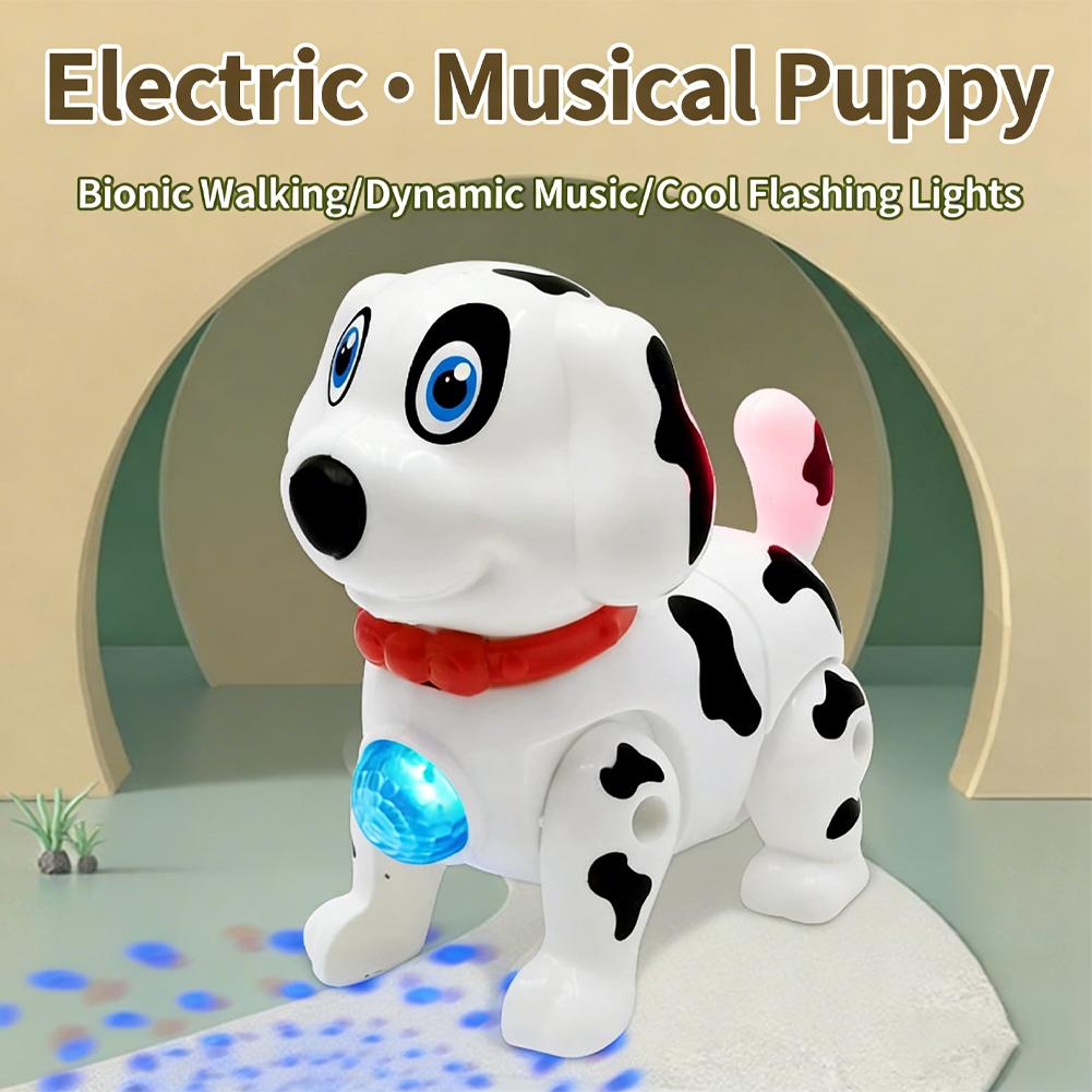 Suction Cup Dog Tug Toy - Chien Robot Électrique Marchant, Jouet Chiot