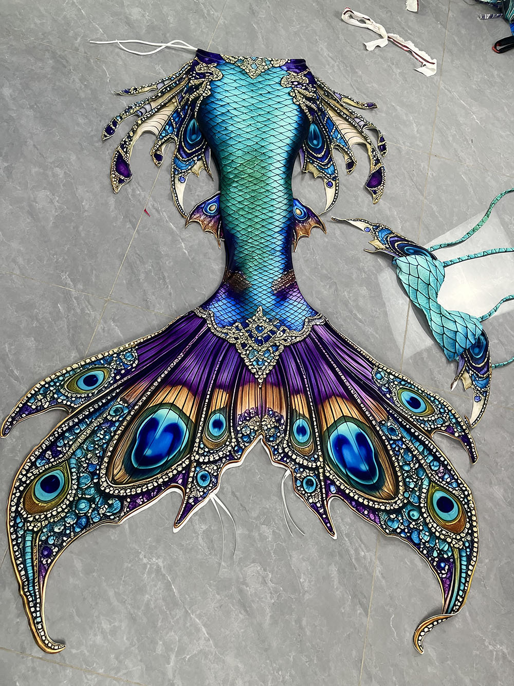 Aquarium - Nouveau modèle queue de sirène palmes