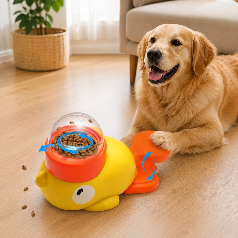 Dog Puzzle Feeder Toy - Jouet interactif pour animaux de compagnie