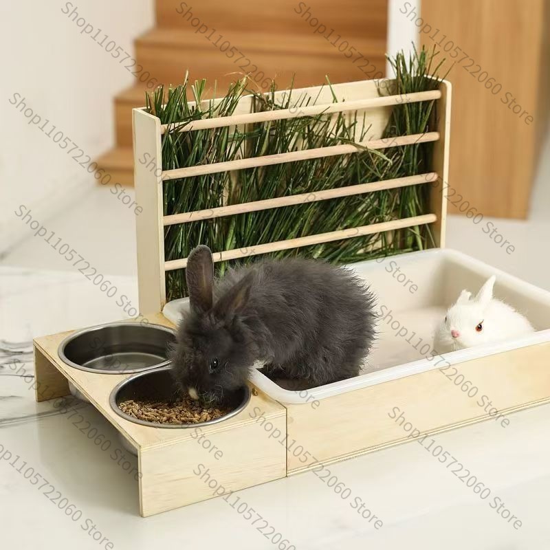 Mangeoire à foin en bois pour  - Pet Feeders avis et prix