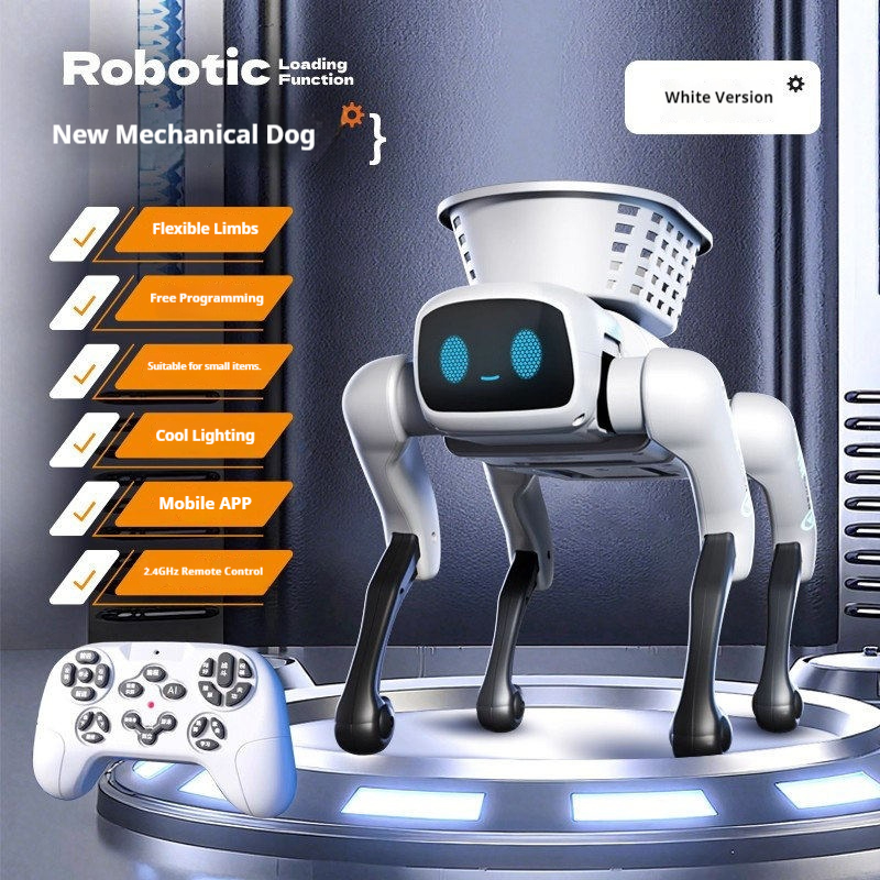 Nouveau Robot Chien Intelligen - Interactive Squeaky Plush Dog Toy avis et prix